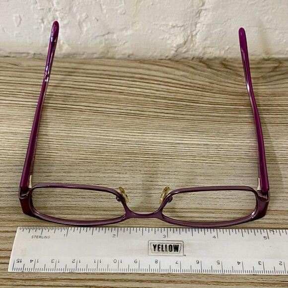 Juicy Couture Petite Metal Eyeglasses Frames Acetate Arms JU911 0FU5 130 Purple - Picture 4 of 14